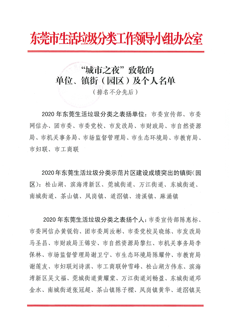 “城市之夜”致敬的单位、镇街（园区）及个人名单（垃圾分类）_00.png